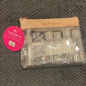 Miamica Travel Bottle Set - Clear